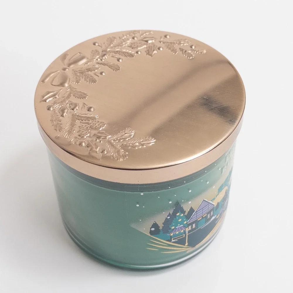 Bath‎ & Body Works Fresh Balsam 3-Wick Candle 14.5 oz Holiday Seasonal HTF